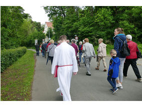 Bittprozession an Christi Himmelfahrt (Foto: Karl-Franz Thiede)